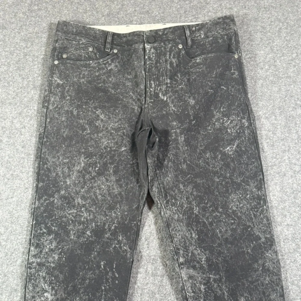 Outlier Bombworks Black Acid Wash Bombtwill Pants Mens 34x34 Made in Portugal